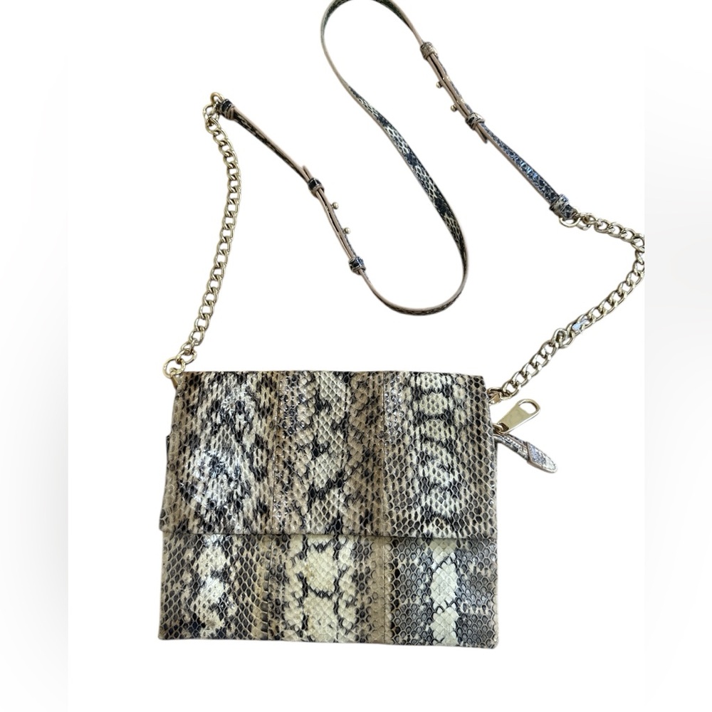 Perse Snakeskin Crossbody